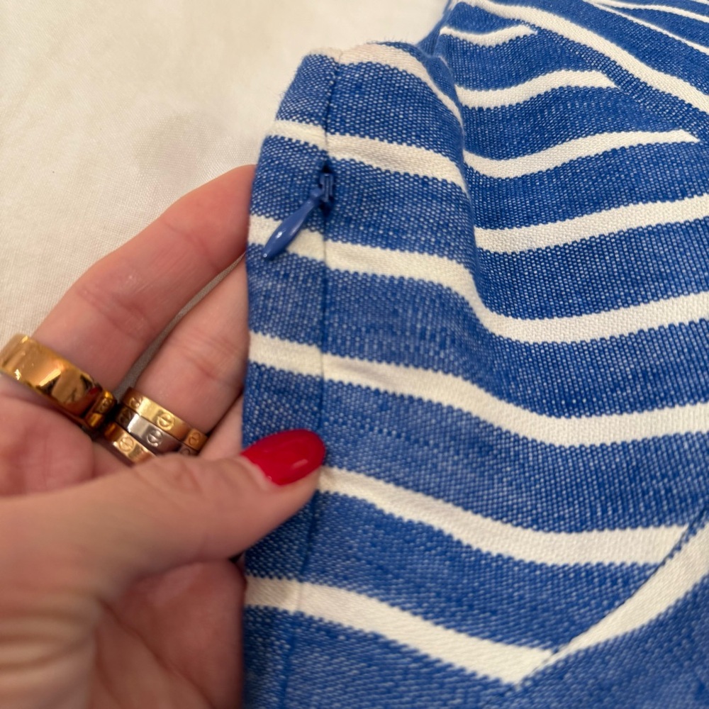 Vineyard Vines Blue and White Fit and Flare Mini Dress - Picture 5 of 6